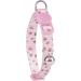 YUDOTE Cat Collars Pack of 2 Colorful Printed Basic Strong Girls Cat Collar Quick Release with Removeable Bell Pink Purple 19-28cm (Pakc of 2) Pink+Purple - Buy Online on GoSupps.com