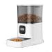 isYoung Automatic Cat Feeder, Smart Pet Food Dispenser for Cats Dogs - Voice Recorder, Portion Control 1-4 Meals Per Day, Dual Power Supply & Clog-Free Design with Stainless Steel Bowl 6L