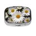 Daisy Flower Printed Square Pill Box Portable Travelling Pill Box Medicine Organiser