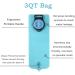 Topquafocus 3L Portable Enema Bag Set - Reusable Douche & Intestinal Cleaning for Men & Women | Bio-Klistier Coffee Cleaning Bag - Buy Online on GoSupps.com