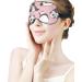 Panda Pink Pattern Sleep Mask - Adjustable Strap, Light Blocking Blindfold for Men and Women | Ideal for Night, Travel, and Naps - Buy Online on GoSupps.com