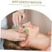 Mikinona 2pcs Neck Massager Tool Face Massager Eye Massager Eye Face Beauty Massagers Roller Rose Quartz Jade - Buy Online on GoSupps.com