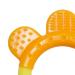 PREMYO Silicone Teething Ring for Babies - Cooling Relief BPA-Free & Soft - Reduces Teething Pain - Orange Yellow - Buy Online on GoSupps.com