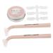 HONMEET 1 Set Eye Makeup Aid Bottom Lashes Stamps Eyelash Guide Eyelash Stencils Eyelash Stamp for Beginner Makeup Tools Reusable Eyelash Stencil Lower Eyelash Makeup Tool Diphenylene