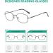 Eyekepper Gunmetal Spring Hinge Reading Glasses - 4 Pack +1.50 Metal Frames - Buy Online on GoSupps.com