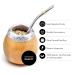 Balibetov Yerba Mate Set - 2 Gourd Cups 100g Loose Yerba Mate Bombilla & Cleaning Brush - Authentic Argentinian Experience - Buy Online on GoSupps.com