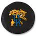 Kentucky Wildcats Tire Cover with Mascot Black D10 (30.75"x10")