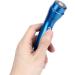 Mini Electric Razor for Men - Quiet High Speed Double Knife Mesh Shaver | Portable Travel Shaver in Blue - ABS Stainless Steel - Buy Online on GoSupps.com