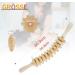 Whchiy Wooden Massage Roller | Anti-Cellulite Deep Tissue Massager with Handle - Buy Online on GoSupps.com