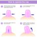 Facial and Body Cupping Set - Face Cupping Set Improve Face Eyes and Neck Skin Wrinkles Therapy Suction Cup for Cellulite Effectively Improve Body Skin Tightness Anti-Cellulite Cupping Therapy Set Pink - Buy Online on GoSupps.com