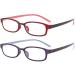 Women s Magnifying Glasses 2-Pack | Blue Light Blocking Reading Glasses | Flexible TR90 | 1.5x Red & Purple Readers - Buy Online on GoSupps.com