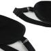 FMS Natural Silk Sleep Mask - 2 Pack Black | Adjustable Strap for Travel & Meditation | Blocks Light Completely for Daytime Napping - Buy Online on GoSupps.com