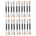 PLAFOPE Disposable 20pcs Latex Eye Shadow Stick Sponge Double-ended Eyeshadow Eye Shadow Applicator Mix Set