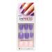 Kiss imPress Press-On Manicure Purple Nails (Light Pink Accent Nails) 60660 Bright as a Feather