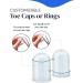 YOGAMEDIC Silicone Big Toe Protectors - 12 Pcs Toe Caps for Friction Protection & Hammer Toe Relief - Buy Online on GoSupps.com
