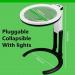 Desktop Glass Chargeable Folding Identification Tool 6X 10X HD Lens with LED Light Maintenance Reading Magnifier Made in China - Buy Online on GoSupps.com