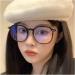 Buy Stylish Anti-Blue Light Black Framed Glasses for Women - Myopia Ready Lightweight & Simple Design - Buy Online on GoSupps.com