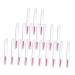 20pi ces Tubes Pour Brosses Cils Contenant Pour Extensions De Cils Flacon Transparent R utilisable