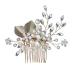 MAGICLULU Beaded Hair Comb Pearl Hair Pin Flower Girl Headpiece Wedding Hair Clip Wedding Headpiece for Bride Bridal Headwear Headpieces Accessories Rhinestones Man-made Pearl Girl Child