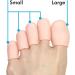 8 pc Gel Toe Cap Silicone Toe Protector Toe Guards Cushion for Corn Callus (8 Small (White)) - Buy Online on GoSupps.com