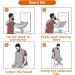 Beard Bib Apron for Easy Shaving & Trimming | Non-Stick Grooming Cloth with Suction Cups | Perfect Valentine's Day Gift for Men - Buy Online on GoSupps.com