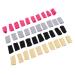 Finger Joint Protector Sleeves - 40 Lightweight Sweat Absorbent Grip Enhancers for Volleyball | Black Gray Pink Beige - Buy Online on GoSupps.com