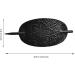 Leather Hair Barrette with Stick | Faux Leather Oval Shape Hair Clips Hair Barrettes Stick Hair Clip Hair Stick Ponytail Hair Pin for Women Long Hair Lvtfco Black - Buy Online on GoSupps.com