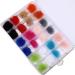 Nail Pom Ball 3D Detachable Nail Poms Charm Faux With Removable Base For Nail Art Design Nail Tip Decor Acrylic Nail Art Accessories Kit - Buy Online on GoSupps.com
