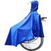Waterproof Wheelchair Poncho Cover Full Body Coverage Reusable Wind Proof Cape with Hood for Mobility Scooter Wheelchairs - Buy Online on GoSupps.com