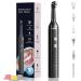 Tooth Polisher Teeth Cleaning Kit with 5 Brush Heads 3 Tooth Polish Paste LED Light IPX6 5 Speed Modes Rechargeable Professional Tooth Polishing Kit for Teeth Cleaning