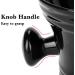 Linkidiea Men's Black Plastic Razor Cup with Handle - Deep Size Structured Wet Shaving Factory Quality - Buy Online on GoSupps.com