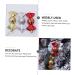 ifundom 5pcs Christmas Ornaments Xmas Ornament Filler Household Red 11X4CM - Buy Online on GoSupps.com