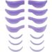 Lash Lift Pads - Silicone Eyelash Perming Curler Makeup Tools | 7 Pairs Lash Lifting Pads False Eyelash Pads Eyelash Curler Makeup Tools Silicone for Extension Shakven Purple 7 Pairs - Buy Online on GoSupps.com