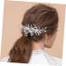 minkissy Wedding Hair Accessories Hair Clips Hair Barrettes Tiara Hair Pin Bride Hairpin Bridal Hair Accessory Girl Headpiece Bride Headpieces for Wedding Hair Comb Rhinestones Leaf Women's - Buy Online on GoSupps.com