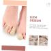 Shop 2pcs Toe Scuffs & Protective Sleeves - Silicone Nylon Covers for Comfortable Toe Protection | Breathable Toe Caps - Buy Online on GoSupps.com