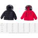 Odziezet Baby Winter Hooded Jacket - Red | Thicken Down Puffer Coat 2-3 Years - Buy Online on GoSupps.com