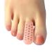 Gel Middle Toe Caps  10 Pcs Beige Breathable Toe Protector Toe Cover Sleeves with Holes  Provides Relief from Corns  Blisters  Hammer Toes  Reduce Friction