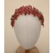Sither Bridal Crystal Headband | Large Silver Headpiece for Bride | Prom Hair Accessories | Red Hair Clip for Wedding Party Gift - Buy Online on GoSupps.com