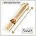 FUTURESTEPS Premium Brass Whistles Set of 2 with Black Lanyard - Loud Survival Whistles - Buy Online on GoSupps.com
