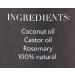 Organic Rosemary Coconut Oil for Hair Growth and Loss - 4oz - Buy Online on GoSupps.com