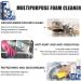 MOF CHEF Cleaner Powder Bubble Cleaner Foam Foaming Heavy Oil Stain Cleaner All Purpose Stain Remover Cleaner Rinse Free Bubble Cleaner Foam Spray For Hood Pots Grill Sink (100ml 1Pcs) 100ml 1Pcs - Buy Online on GoSupps.com