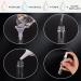Shop Benecreate 30x 5ml Clear Glass Perfume Sample Bottles - Portable Travel Doses with Plastic Dust Lid - Buy Online on GoSupps.com
