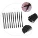 POPETPOP 100pcs Eye Brush Eyeliner Black Applicator Head Practical Stickblack Makeup Fiber Disposable Sticks - Buy Online on GoSupps.com