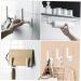 BUTIFULSIC 10pcs Multifunctional Hook Wall Towel Rack Clothes Hook Towel Bar Kitchen Hook Coat Hook White Abs - Buy Online on GoSupps.com