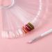 200pcs Clear Nail Swatches Sticks with Practice Finger Clipper and Nail Art Brush - Buy Online on GoSupps.com
