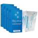 Niusmile Finger Teeth Wipes | 4 x 24 Disposable Oral Brush Ups | Latex Free | Mint Flavor 96 Count (pack of 4)