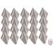 20 Pcs Microfiber Cleaning Cloths Electronics Reusable 7x6 Inch Grey Color for Cleans Lenses Glasses Screens Cameras iPad iPhone Cell Phone Jewelry Eyeglasses