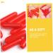 Buy Beatifufu 240 Pointed Cleaning Sleeve Tweezers - Stainless Steel Anti-Eyelash Cover & Auxiliary Tool for Eyelash Transplantation - 2pcs Red - Buy Online on GoSupps.com