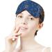 Blue Paisley Sleep Mask for Women - Adjustable Eye Shades Cover with Elastic Strap | Perfect for Comfortable Sleep - Buy Online on GoSupps.com