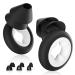 Ear Plugs for Sleeping Noise Cancelling Reusable Silicone Ear Plugs for Noise Reduction 6 Ear Tips in S/M/L 33dB Noise Cancelling Earplugs for Sleep Concerts Snoring Work Black